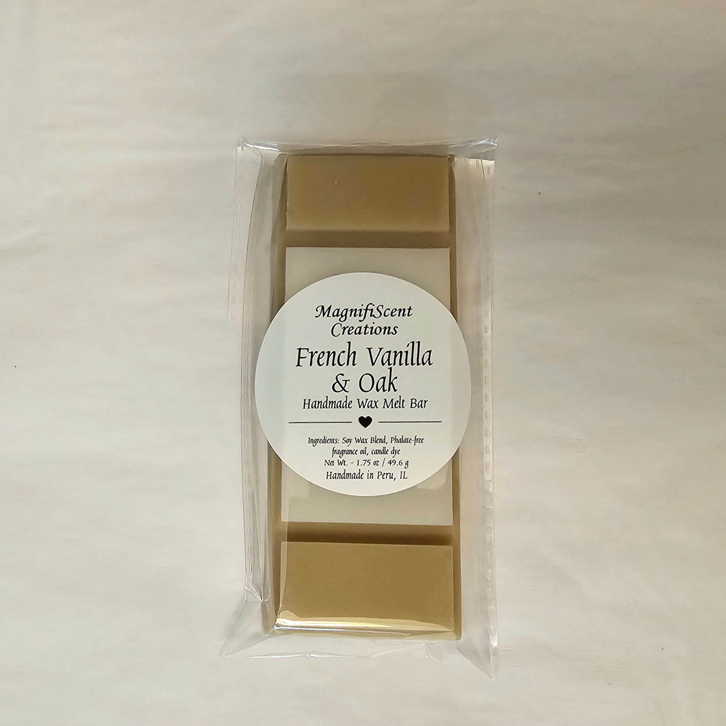 French Vanilla & Oak Wax Snap Bar