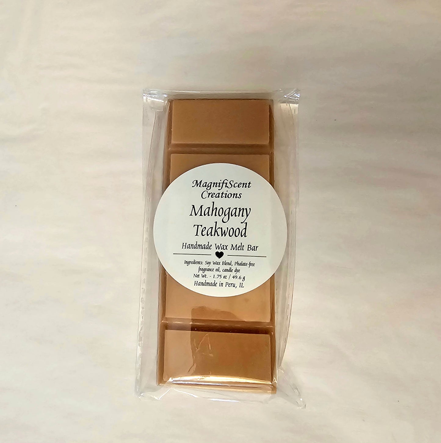 Mahogany Teakwood Wax Snap Bar
