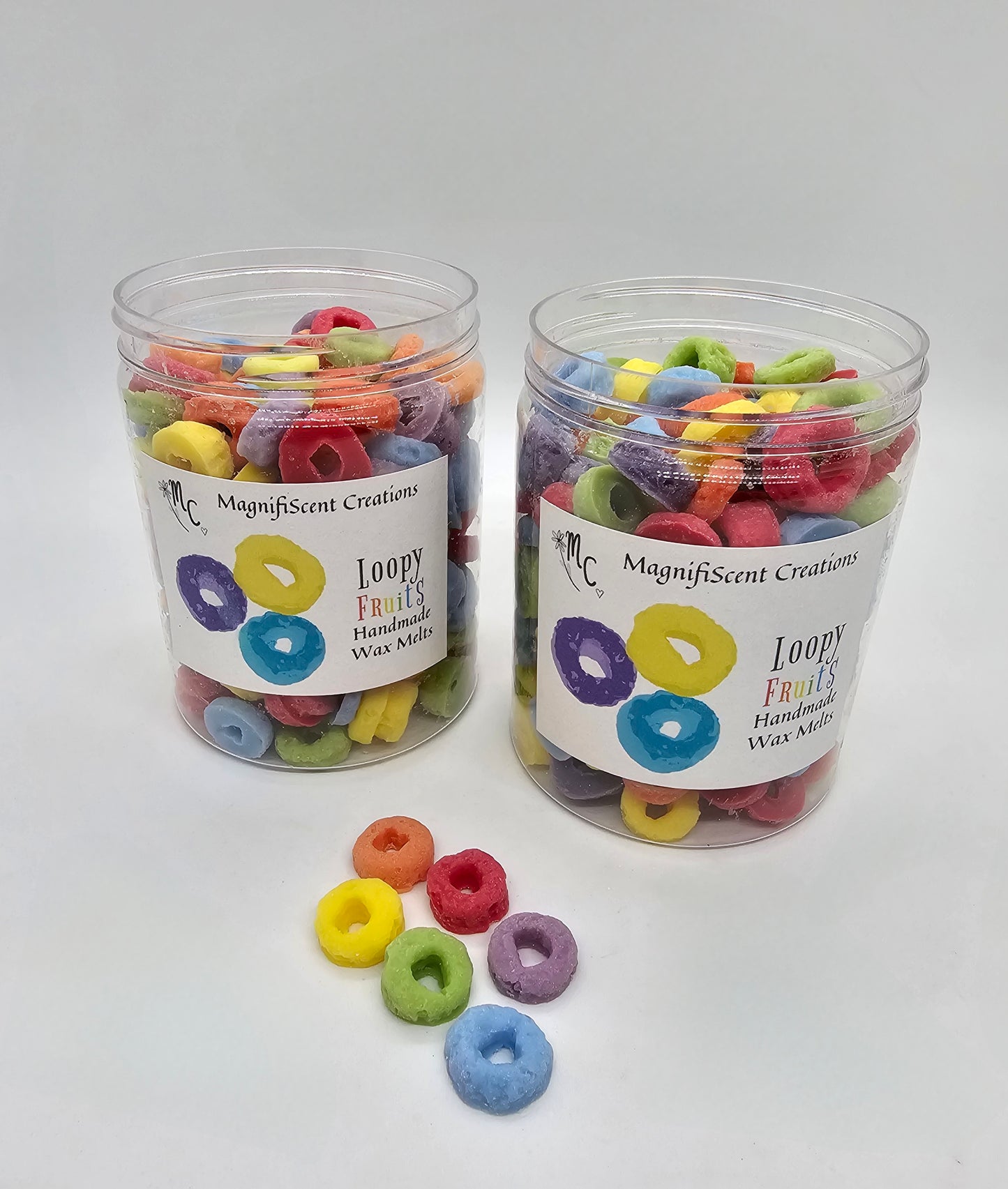 Loopy Fruits cereal wax melt jar